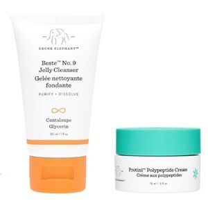 Drunk Elephant Beste No. 9 Jelly Cleanser and Protini Polypeptide Cream Duo Set